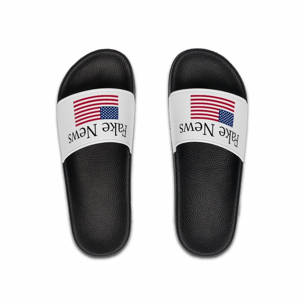 Men's Slide Sandals - Fake News