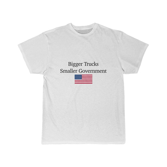 Men's Short Sleeve Tee - Bigger Trucks Smaller Government
