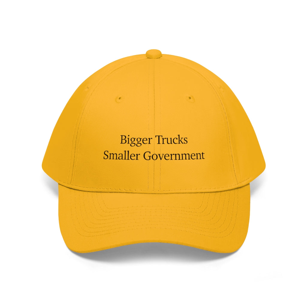 Baseball Cap - Bigger Trucks Smaller Government