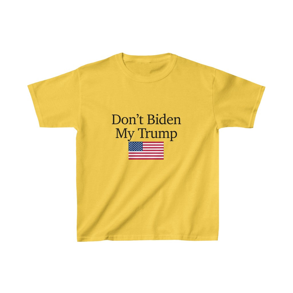 Kids T-Shirt - Don't Biden My Trump