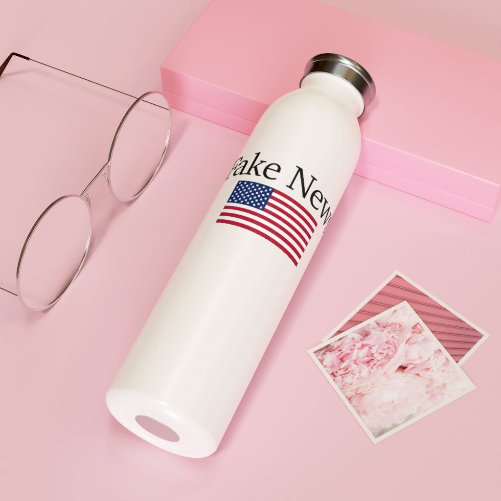 Slim Water Bottle - Fake News