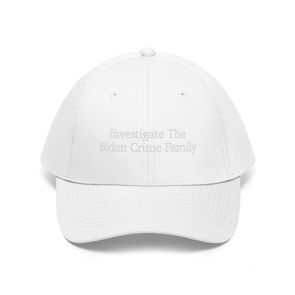 Baseball Cap - Investigate The Biden Crime Family