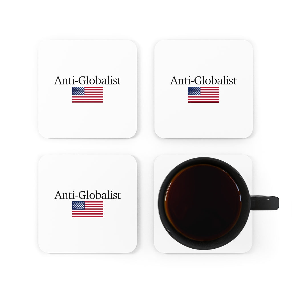 Corkwood Coaster Set - Anti-Globalist