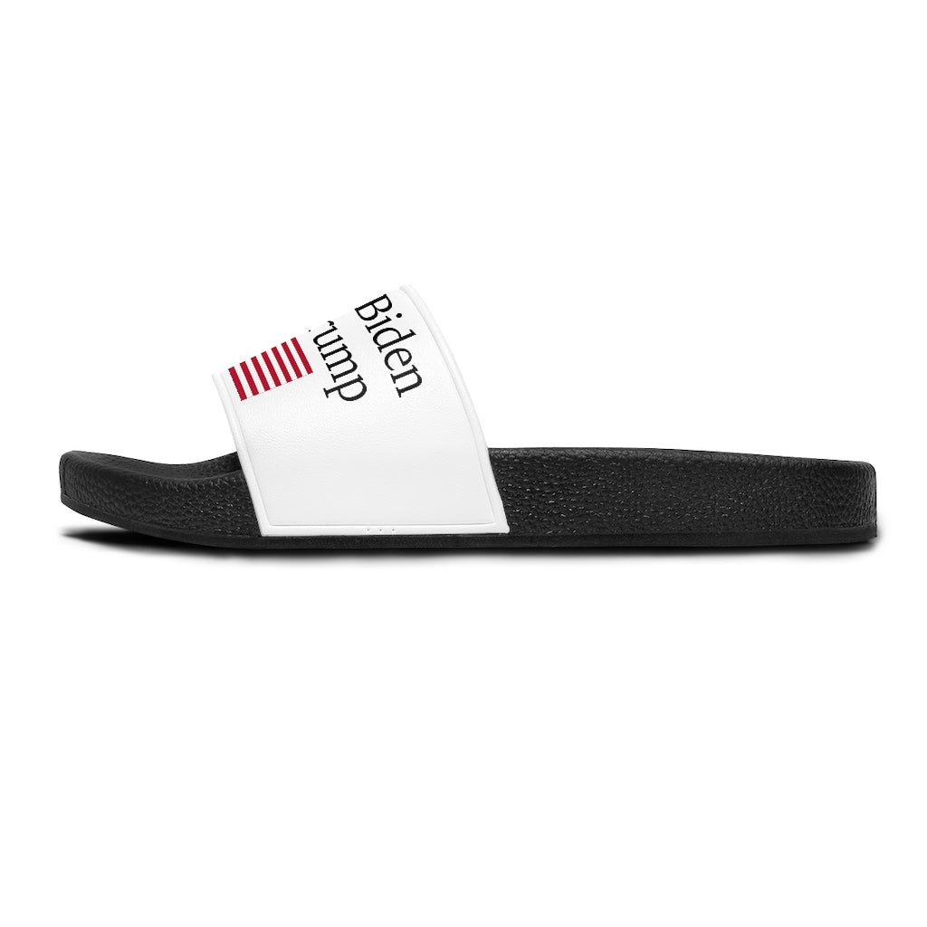 Women's Slide Sandals - Don't Biden My Trump