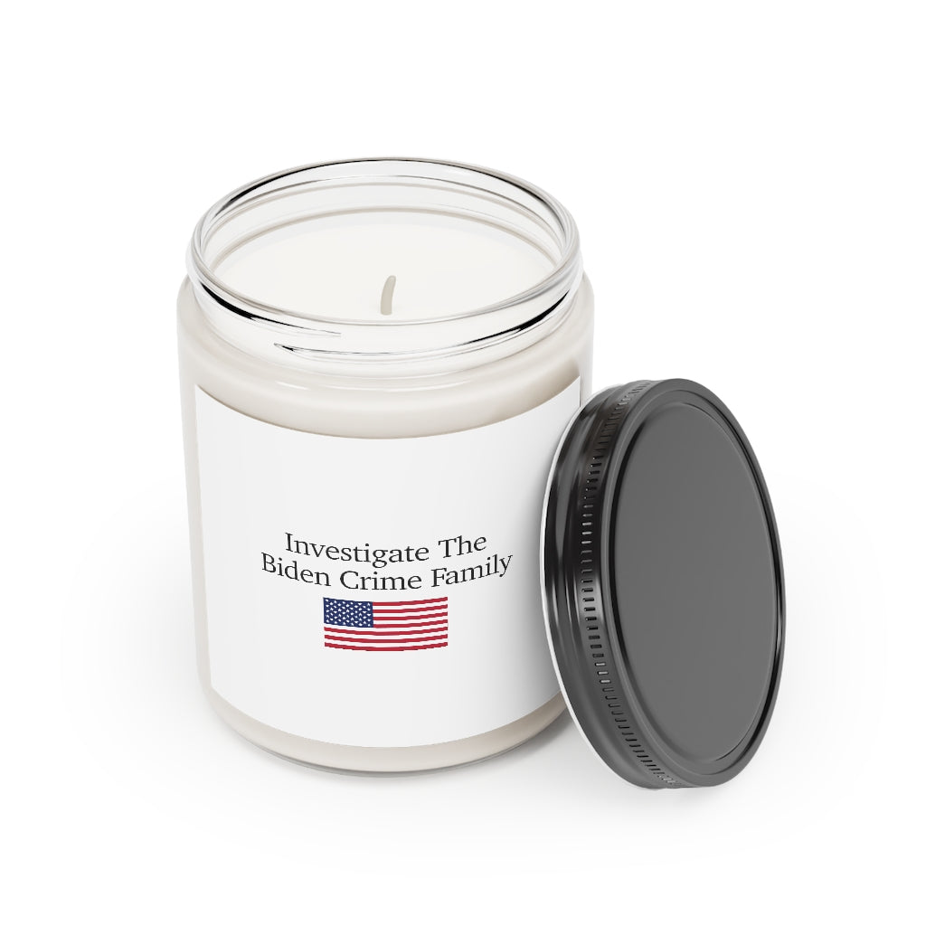 Scented Candle - Investigate The Biden Crime Family