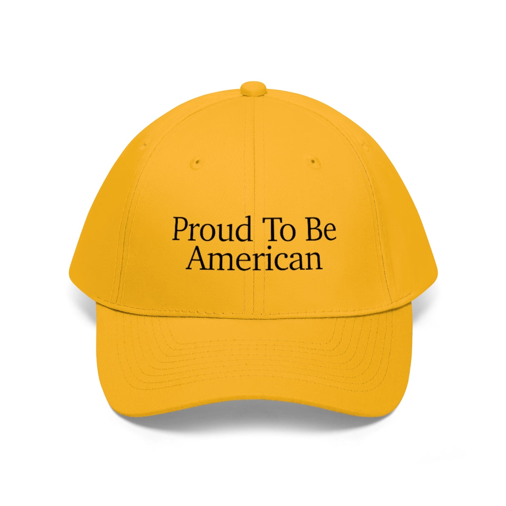 Baseball Cap - Proud To Be American