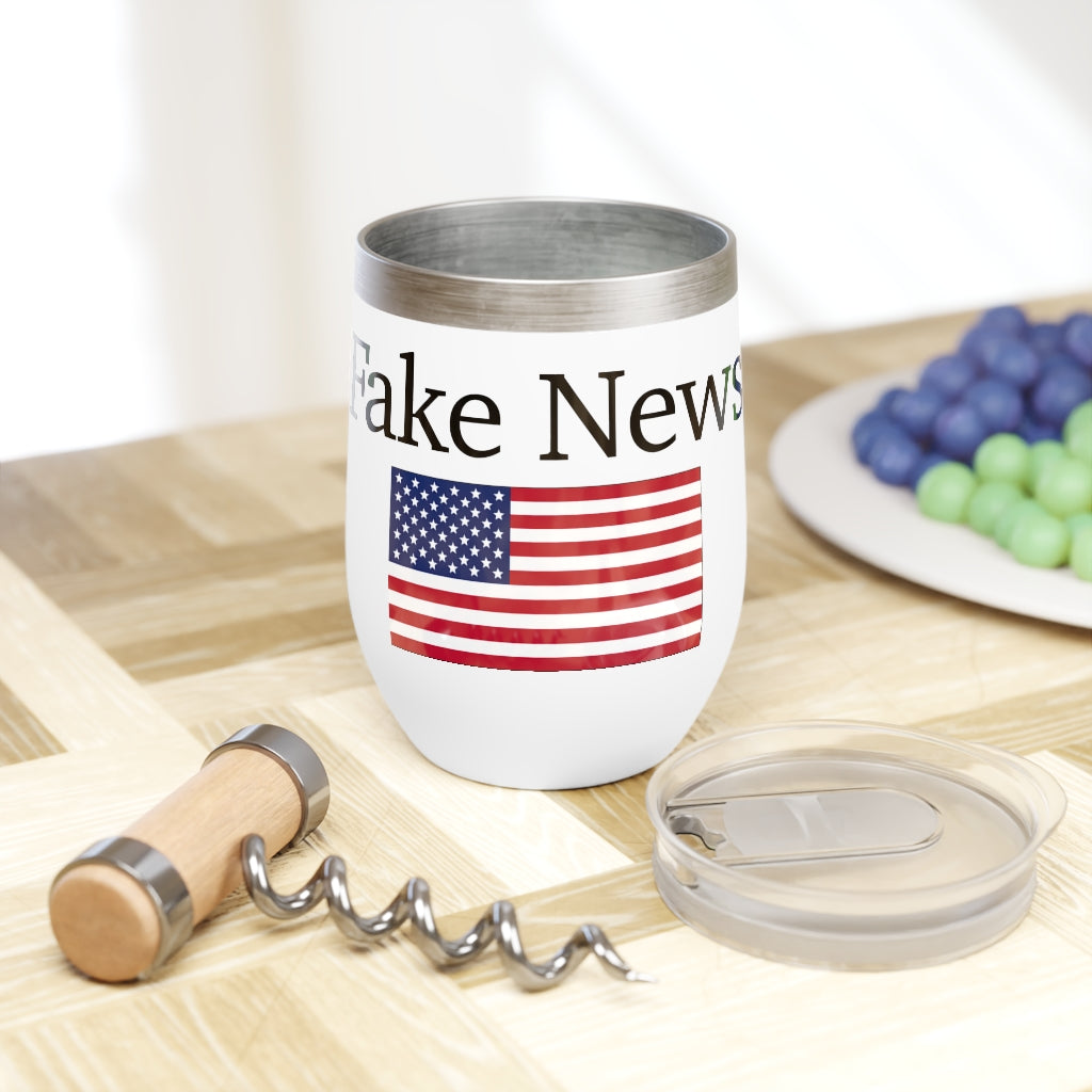 Chill Wine Tumbler - Fake News