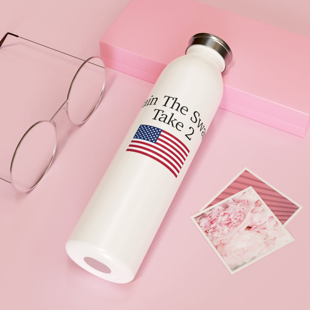 Slim Water Bottle - Drain The Swamp Take 2