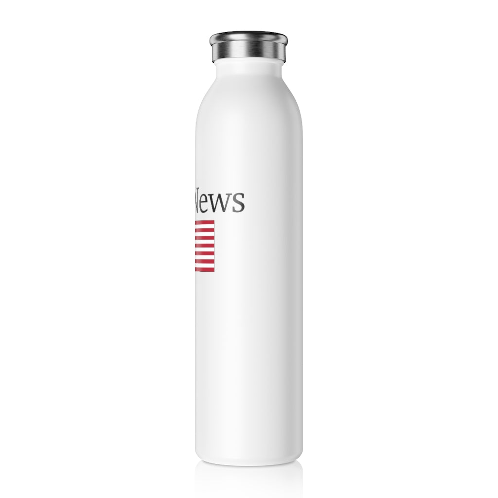 Slim Water Bottle - Fake News