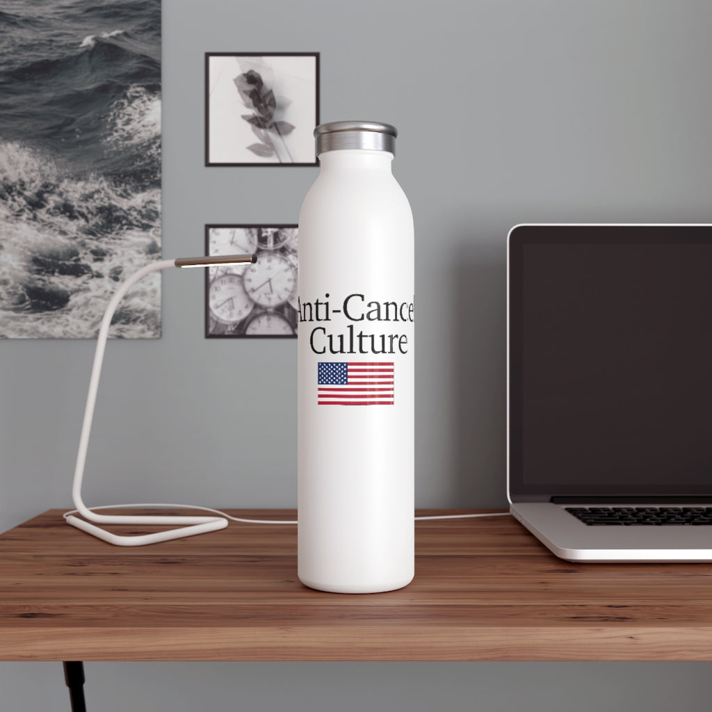 Slim Water Bottle - Anti-Cancel Culture