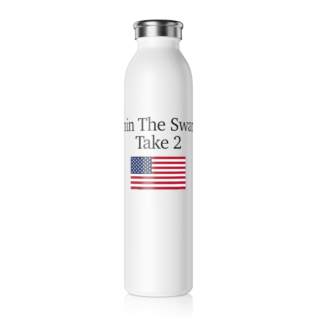 Slim Water Bottle - Drain The Swamp Take 2