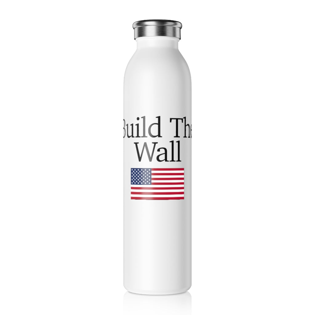 Slim Water Bottle - Build The Wall