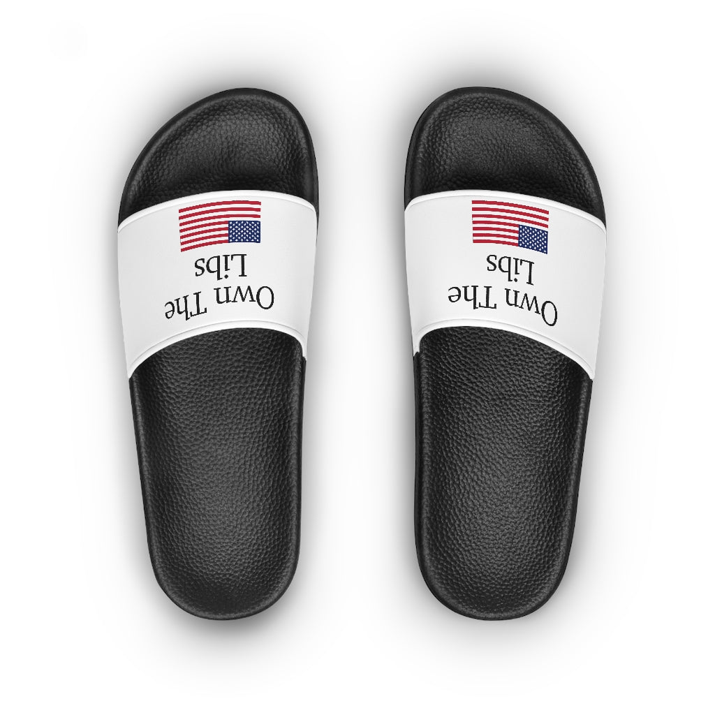 Womens Slide Sandals - Own The Libs