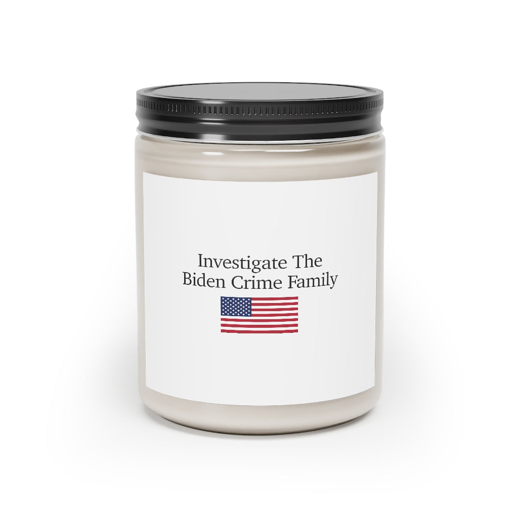 Scented Candle - Investigate The Biden Crime Family