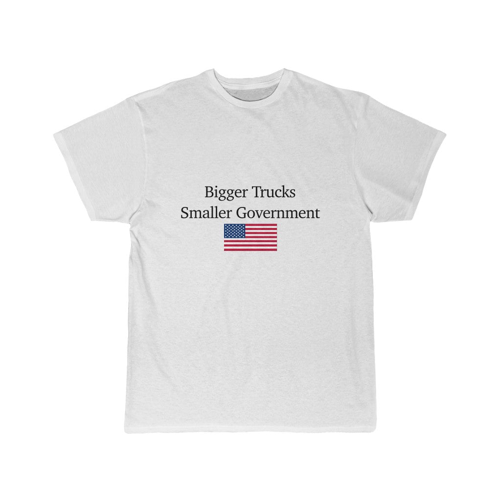 Men's Short Sleeve Tee - Bigger Trucks Smaller Government