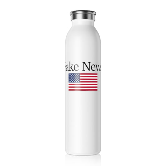 Slim Water Bottle - Fake News