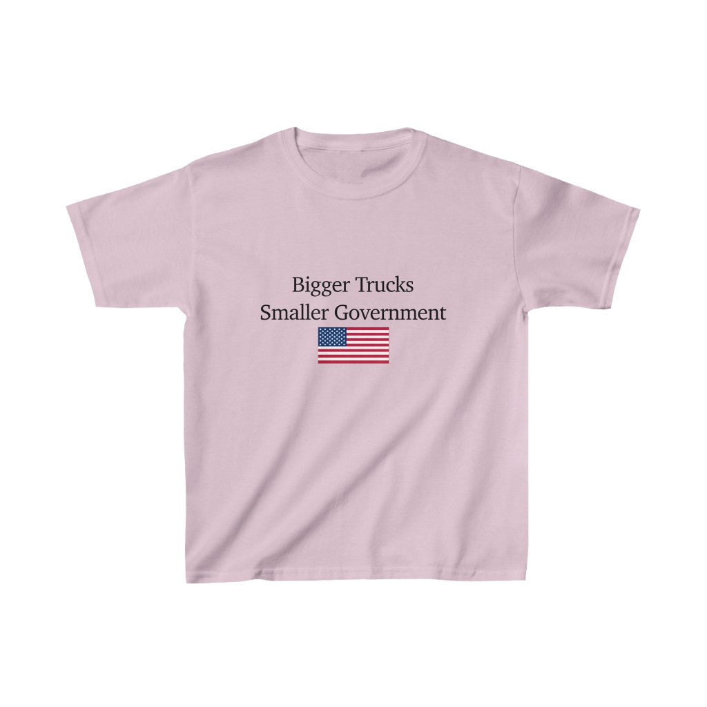 Kids T-Shirt - Bigger Trucks Smaller Government