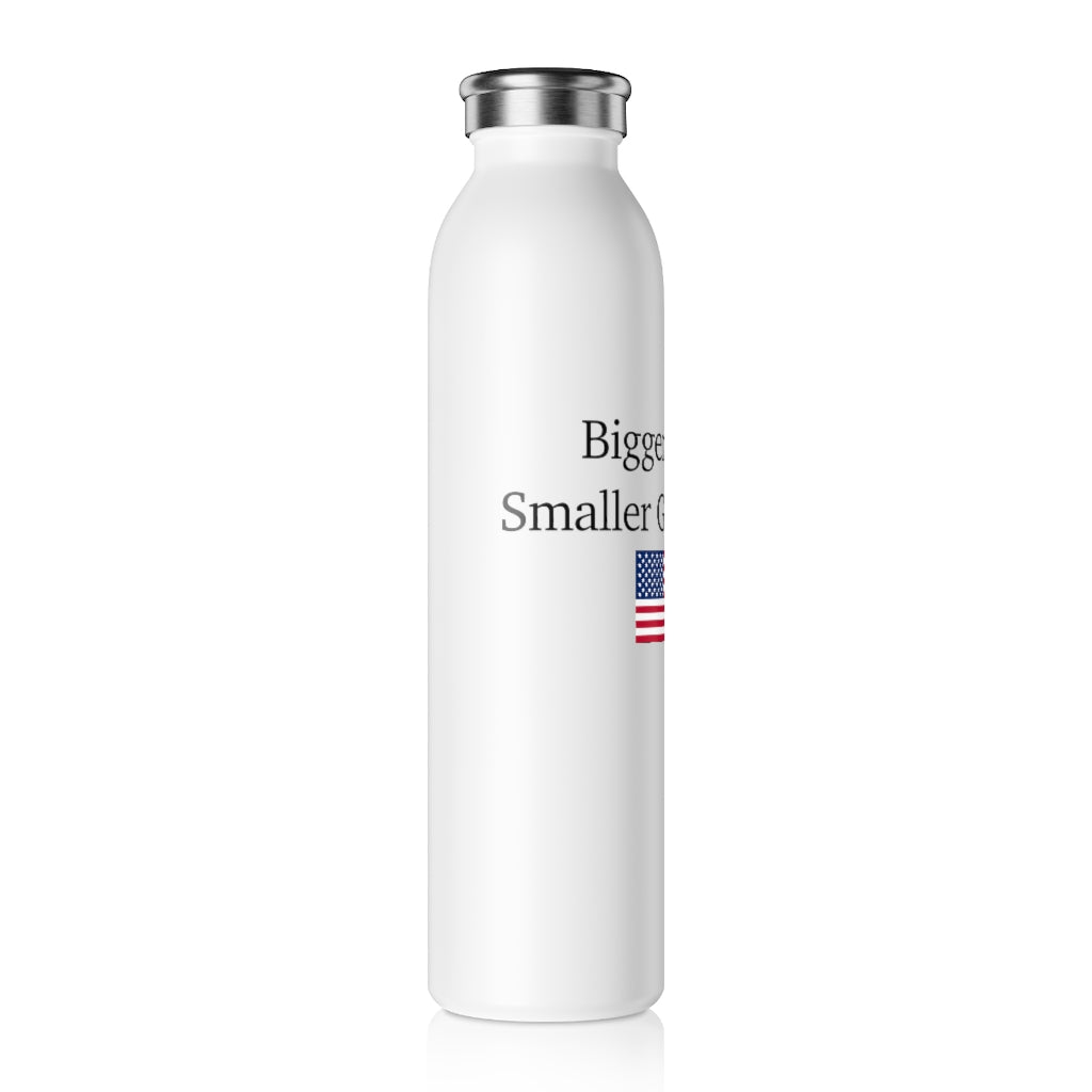 Slim Water Bottle - Bigger Trucks Smaller Government