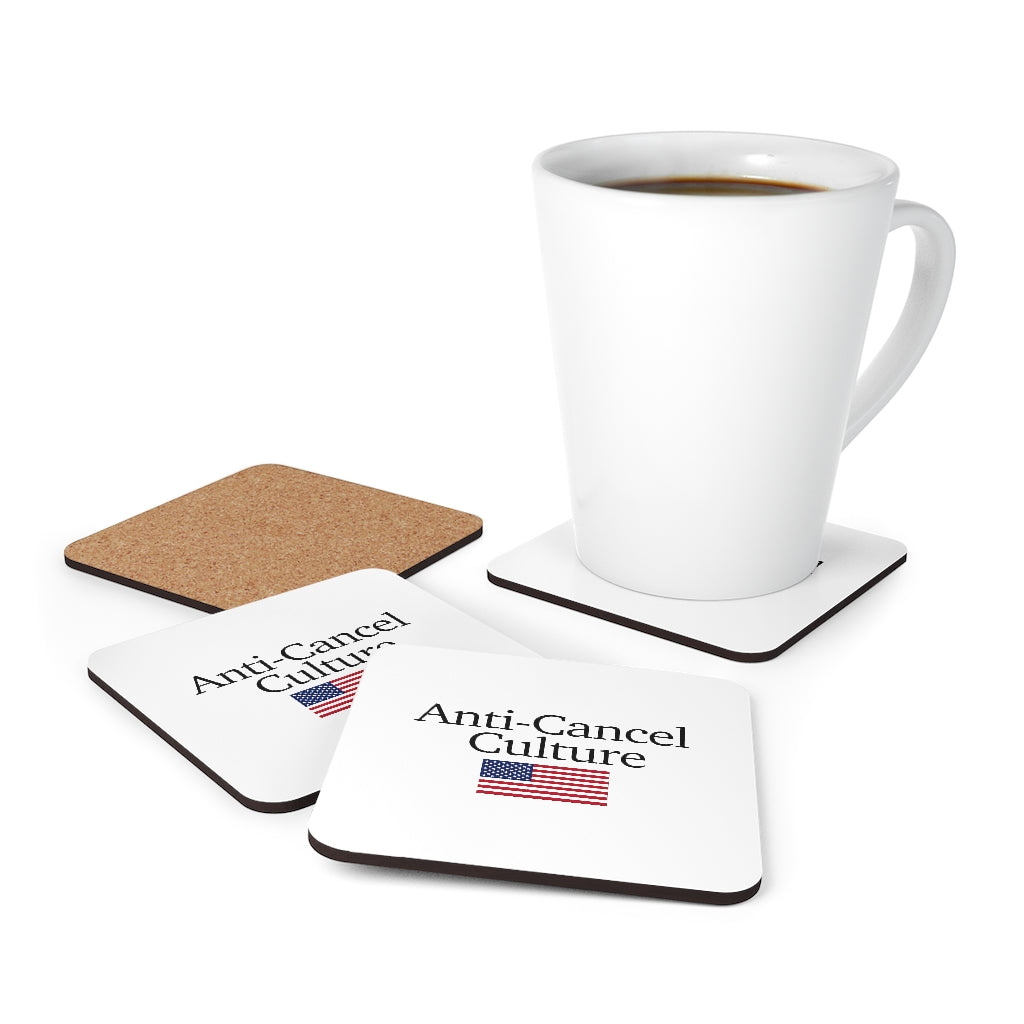 Corkwood Coaster Set - Anti-Cancel Culture