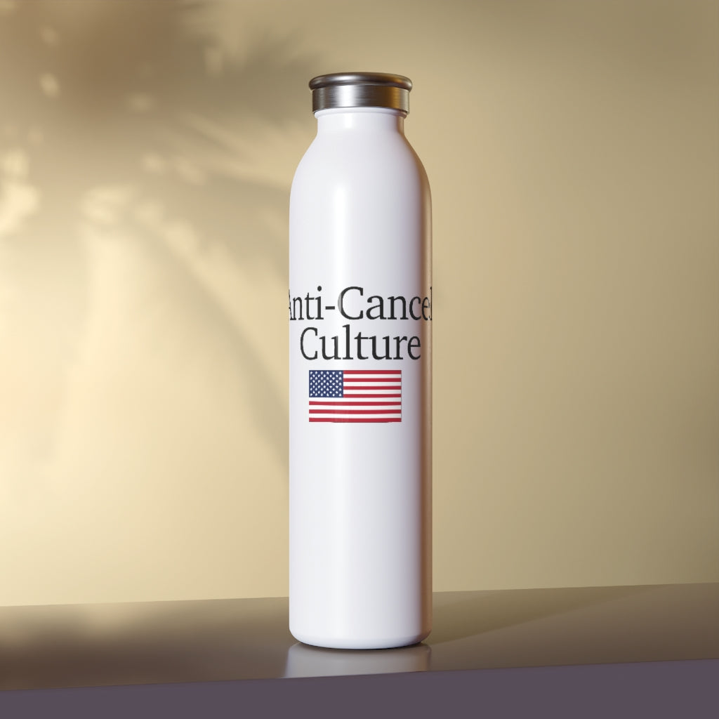 Slim Water Bottle - Anti-Cancel Culture