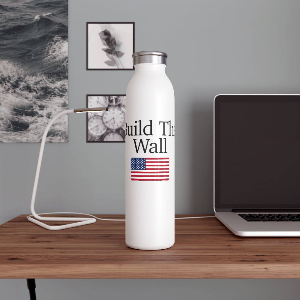 Slim Water Bottle - Build The Wall