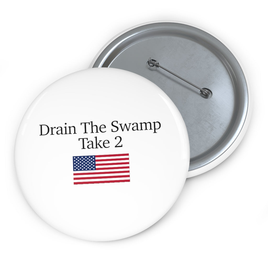 Pin Buttons - Drain The Swamp Take 2