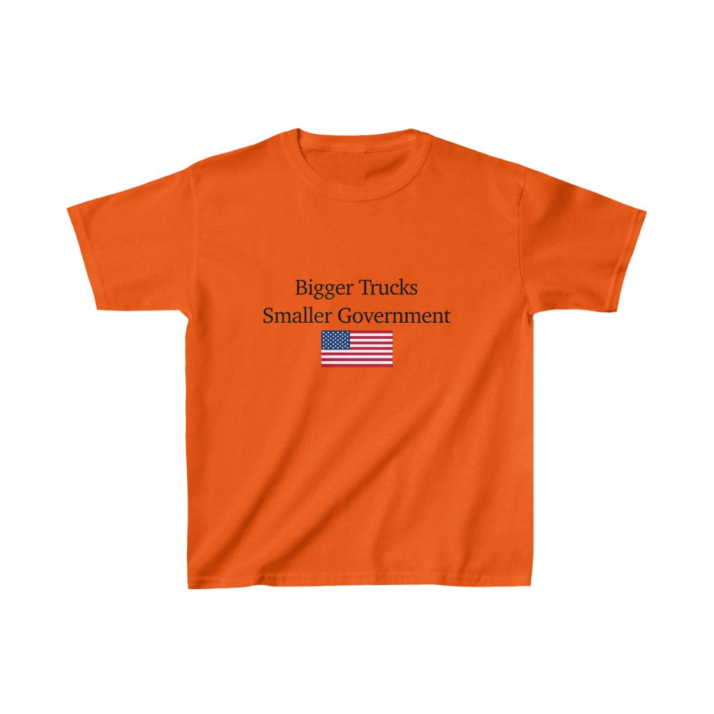 Kids T-Shirt - Bigger Trucks Smaller Government