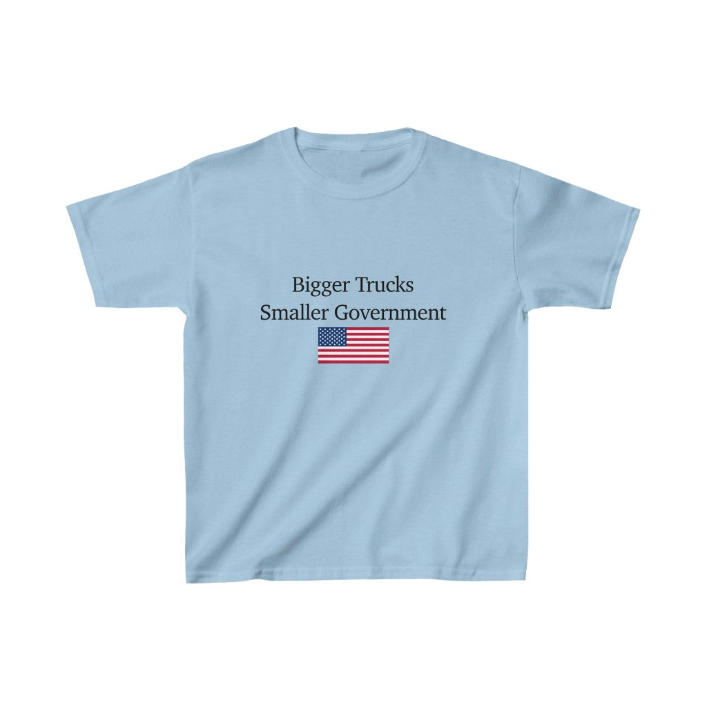 Kids T-Shirt - Bigger Trucks Smaller Government