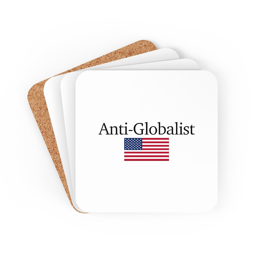 Corkwood Coaster Set - Anti-Globalist