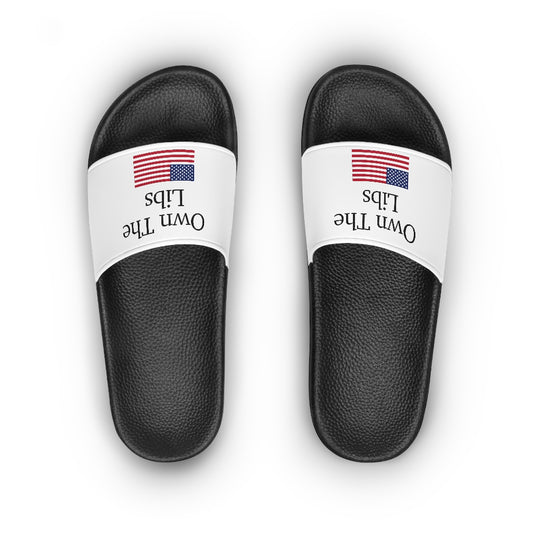 Womens Slide Sandals - Own The Libs