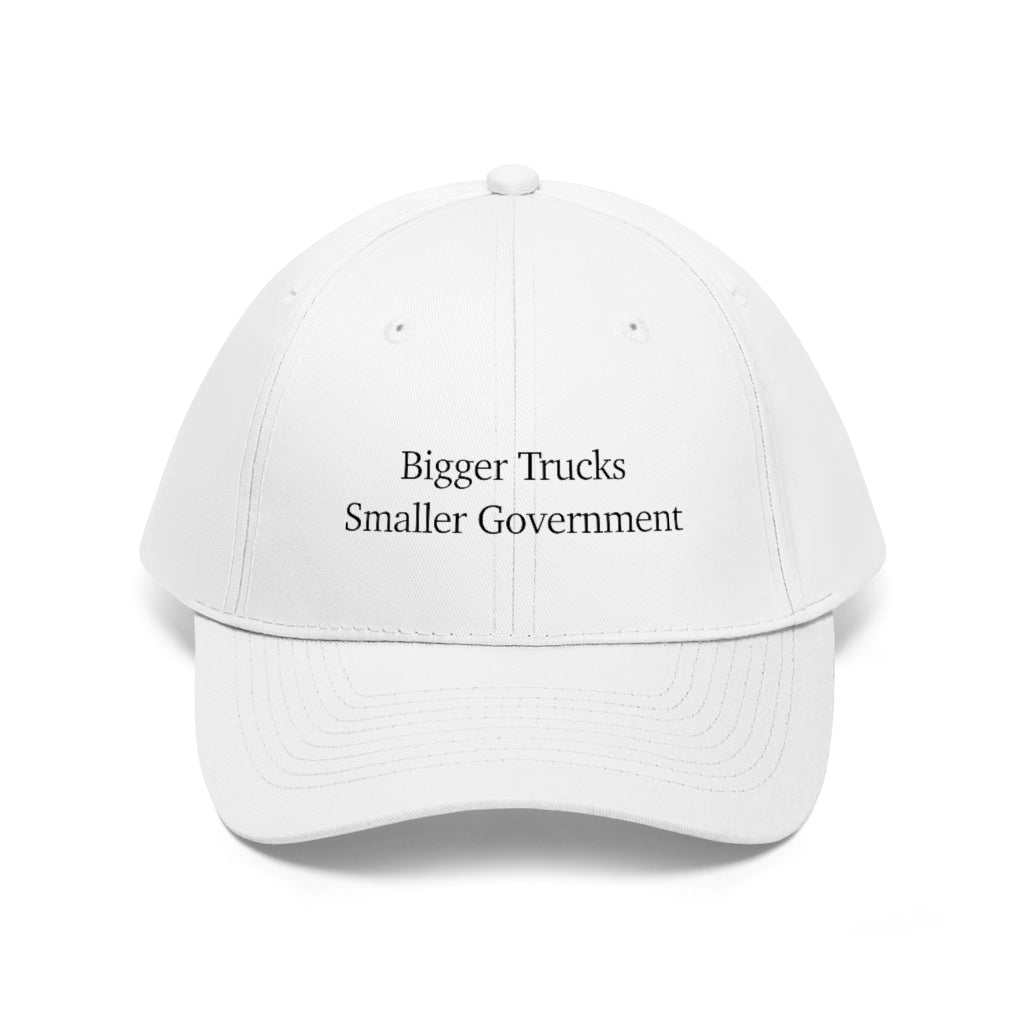 Baseball Cap - Bigger Trucks Smaller Government