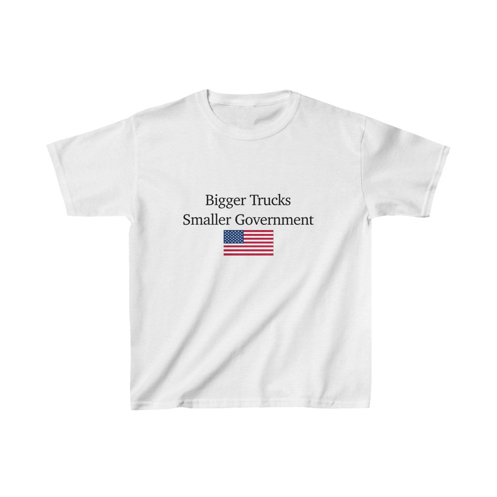 Kids T-Shirt - Bigger Trucks Smaller Government